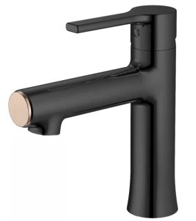 Смеситель для раковины Haiba HB10652-7 чёрный матовый